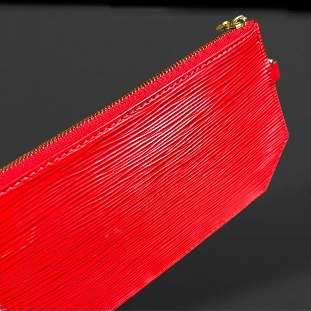 Louis Vuitton Red Epi Coin Pouch - Picture 4 of 6